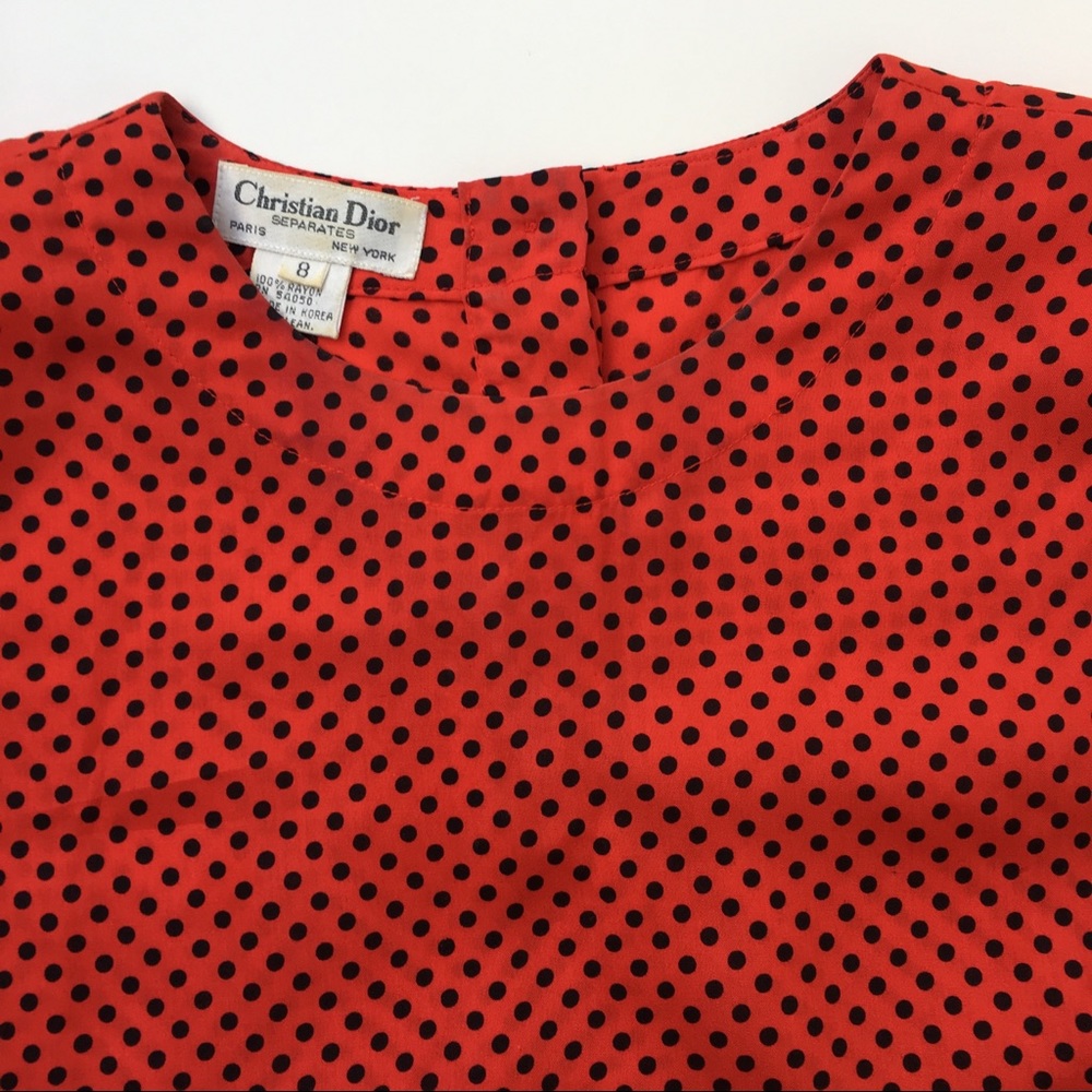 1980's vintage Christian Dior top
